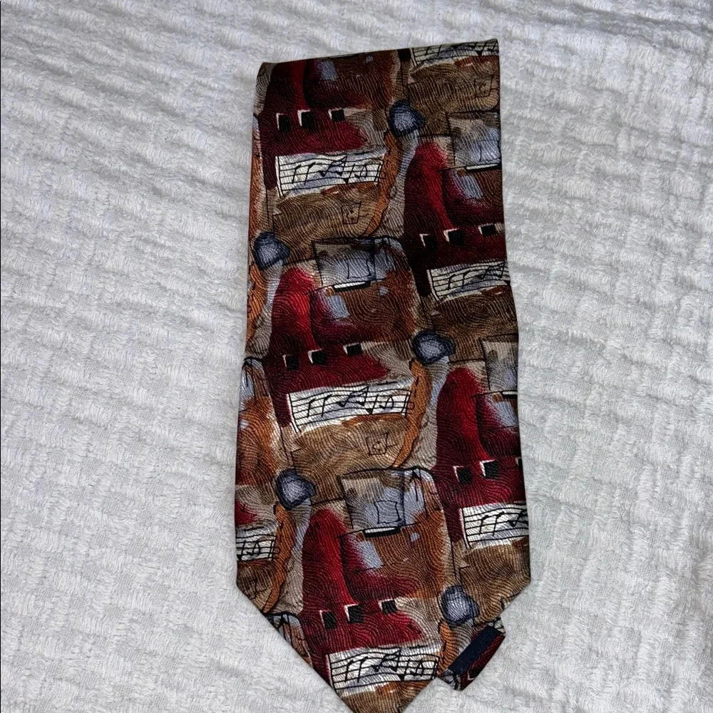 J. Garcia Artistic Ties - Red and Purple Tones